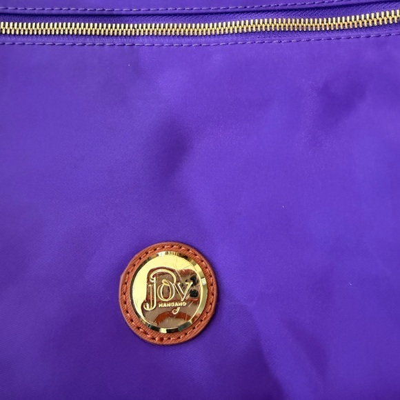 Joy Mangano Lightweight Travel TFID Crossbody Bag in Purple - Picture 7 of 10